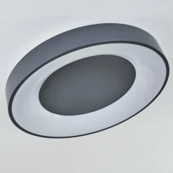 Plafonnier Casina LED Anthracite, Blanc, 1 lumière, Télécommandes