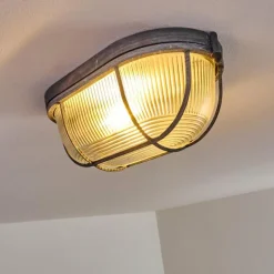 Plafonnier Catawba Gris, 1 lumière