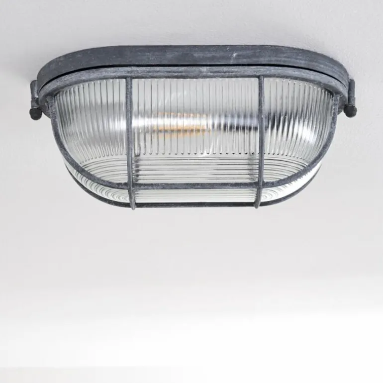 Plafonnier Catawba Gris, 1 lumière