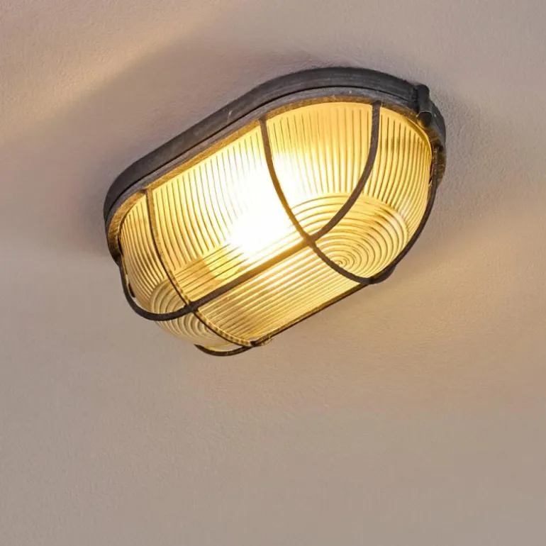 Plafonnier Catawba Gris, 1 lumière