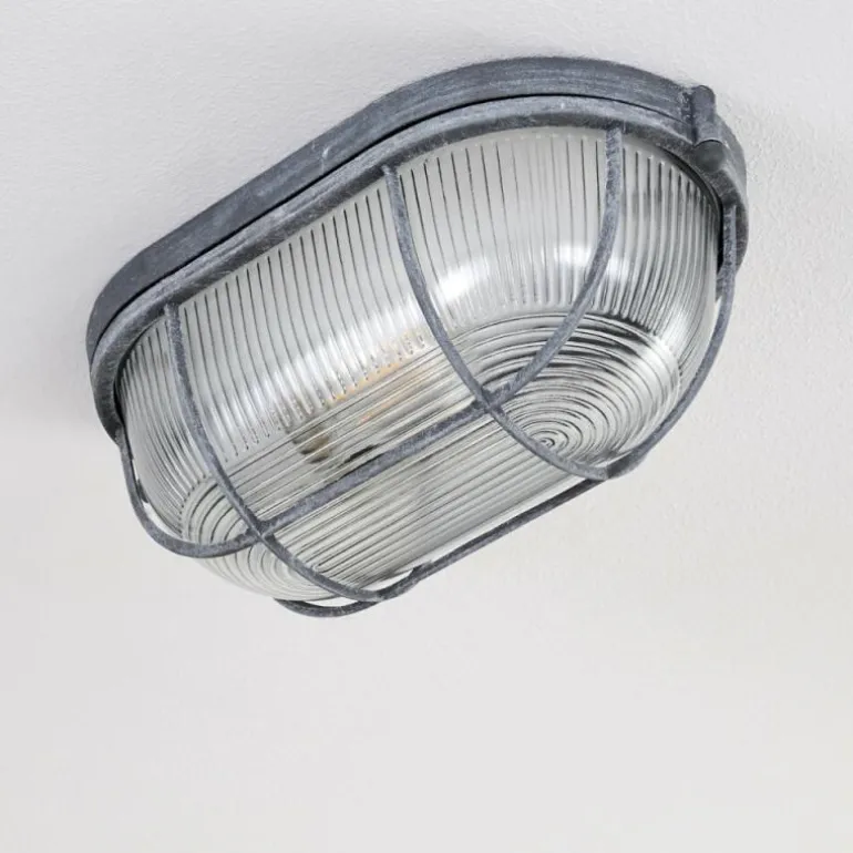 Plafonnier Catawba Gris, 1 lumière