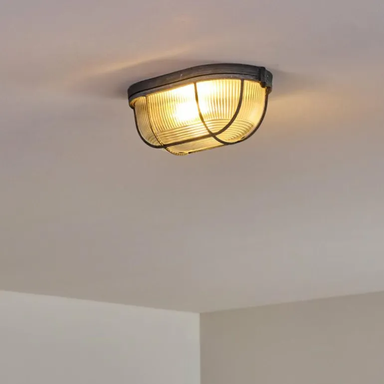 Plafonnier Catawba Gris, 1 lumière