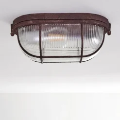 Plafonnier Catawba Rouille, 1 lumière