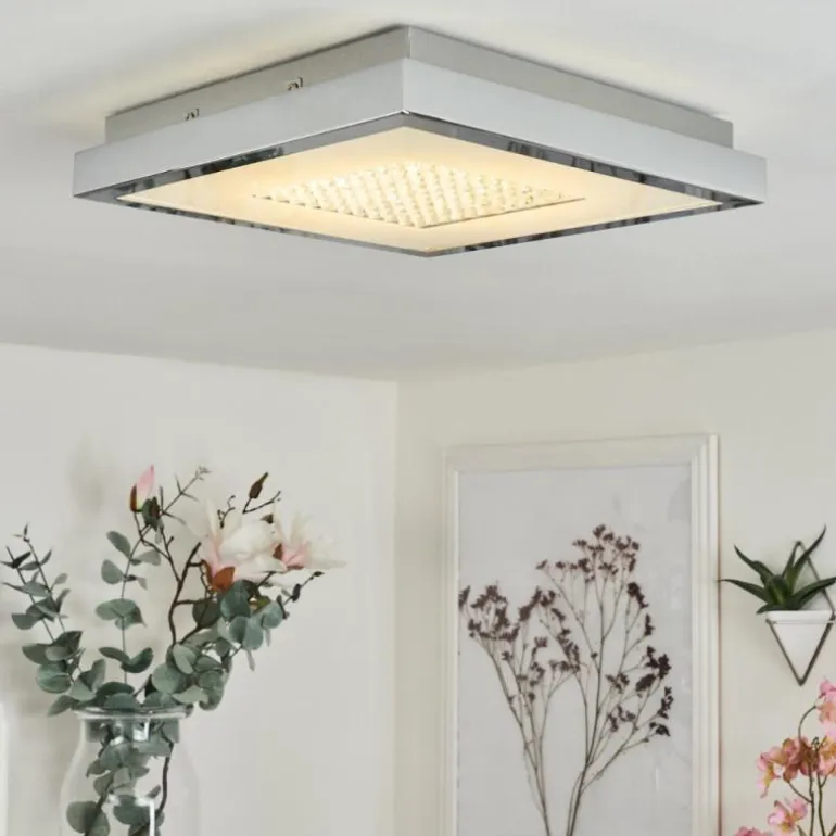 Plafonnier Centovalli LED Chrome, 1 lumière