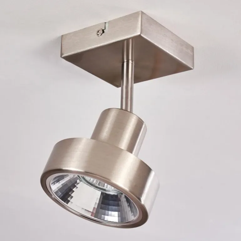 Plafonnier Chagres Nickel mat, 1 lumière