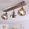Plafonnier Chagres Nickel mat, 3 lumières
