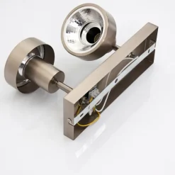 Plafonnier Chagres Nickel mat, 2 lumières