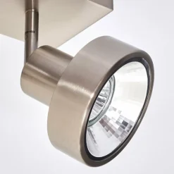 Plafonnier Chagres Nickel mat, 4 lumières