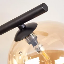 Plafonnier Chehalis Ambre, 5 lumières