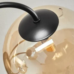 Plafonnier Chehalis Ambre, Clair, 6 lumières