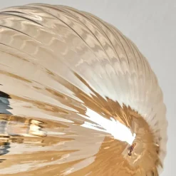 Plafonnier Chehalis Ambre, 6 lumières