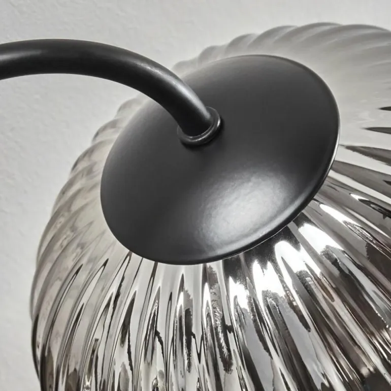 Plafonnier Chehalis Ambre, Clair, Fumé, 6 lumières
