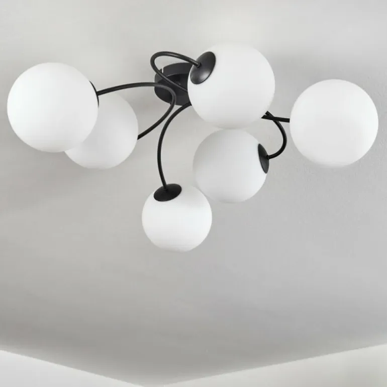 Plafonnier Chehalis Blanc, 6 lumières