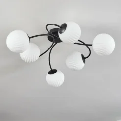 Plafonnier Chehalis Blanc, 6 lumières