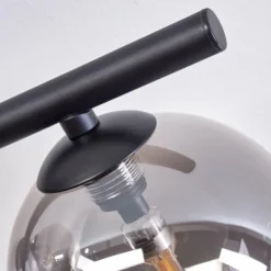 Plafonnier Chehalis Fumé, 5 lumières