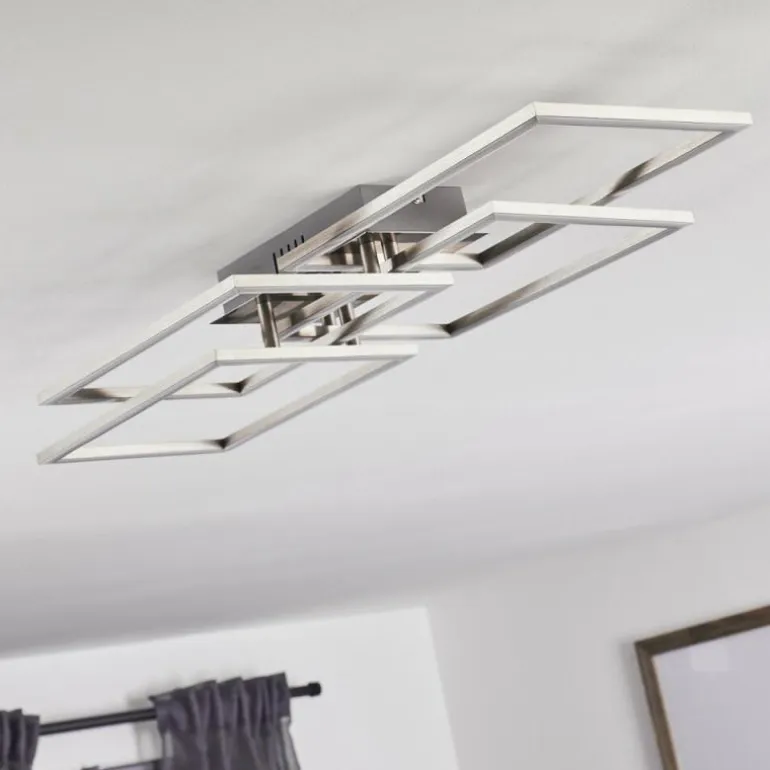 Plafonnier Cheka LED Aluminium, 4 lumières