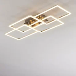 Plafonnier Cheka LED Aluminium, 4 lumières