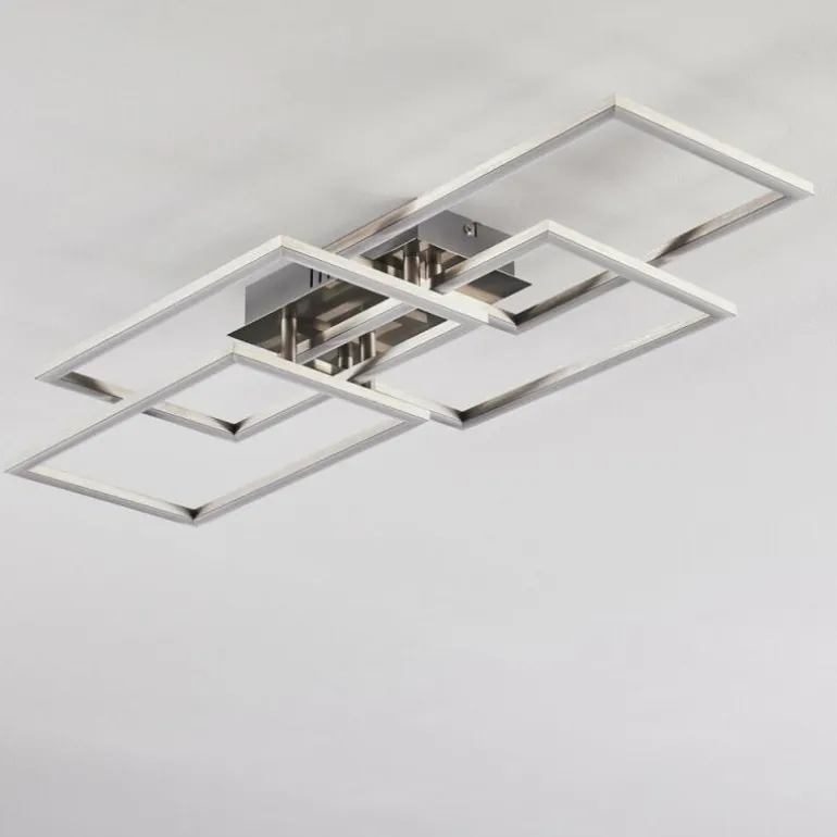 Plafonnier Cheka LED Aluminium, 4 lumières