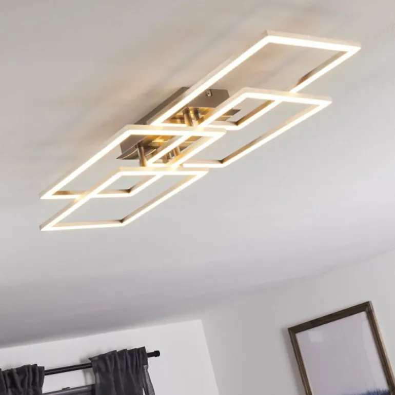 Plafonnier Cheka LED Aluminium, 4 lumières