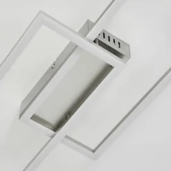 Plafonnier Chilkat LED Nickel mat, 1 lumière