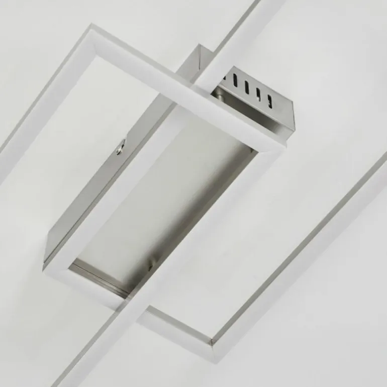 Plafonnier Chilkat LED Nickel mat, 1 lumière