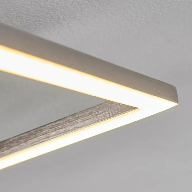 Plafonnier Chilkat LED Nickel mat, 1 lumière