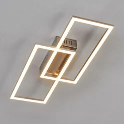 Plafonnier Chilkat LED Nickel mat, 1 lumière
