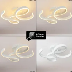 Plafonnier Chippewa LED Blanc, 1 lumière