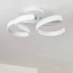 Plafonnier Chippewa LED Blanc, 1 lumière
