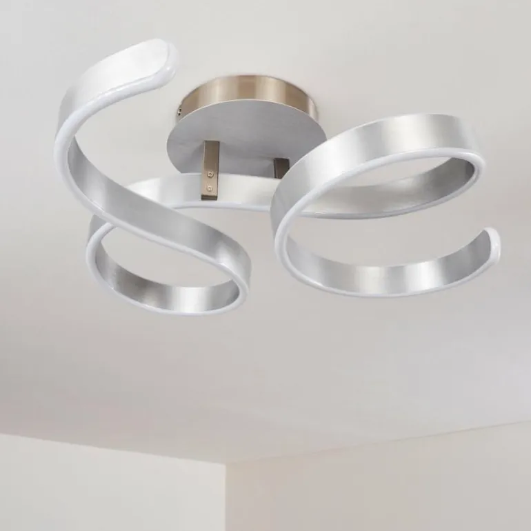 Plafonnier Chippewa LED Nickel mat, 1 lumière