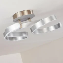 Plafonnier Chippewa LED Nickel mat, 1 lumière
