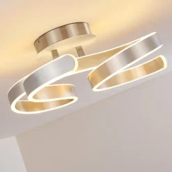 Plafonnier Chippewa LED Nickel mat, 1 lumière
