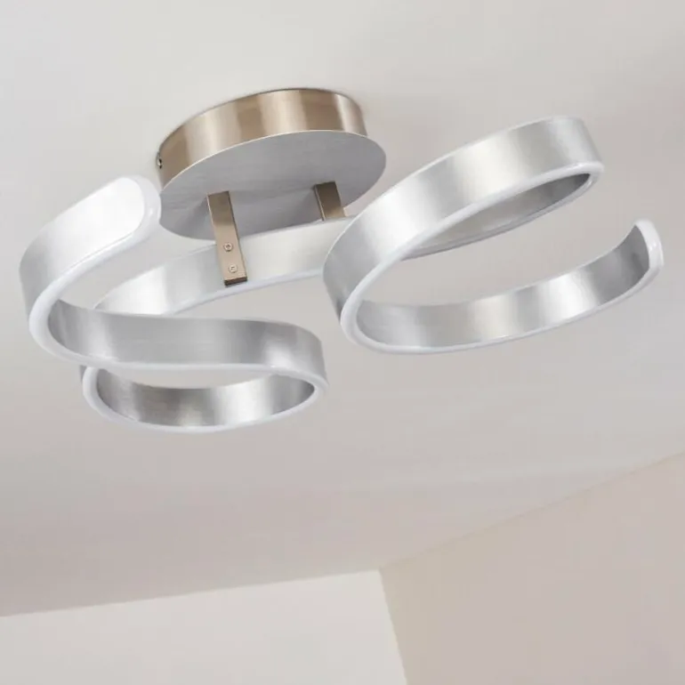 Plafonnier Chippewa LED Nickel mat, 1 lumière