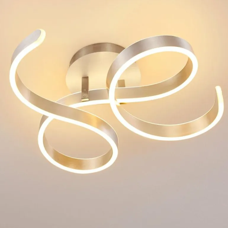Plafonnier Chippewa LED Nickel mat, 1 lumière