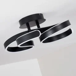 Plafonnier Chippewa LED Noir, 1 lumière