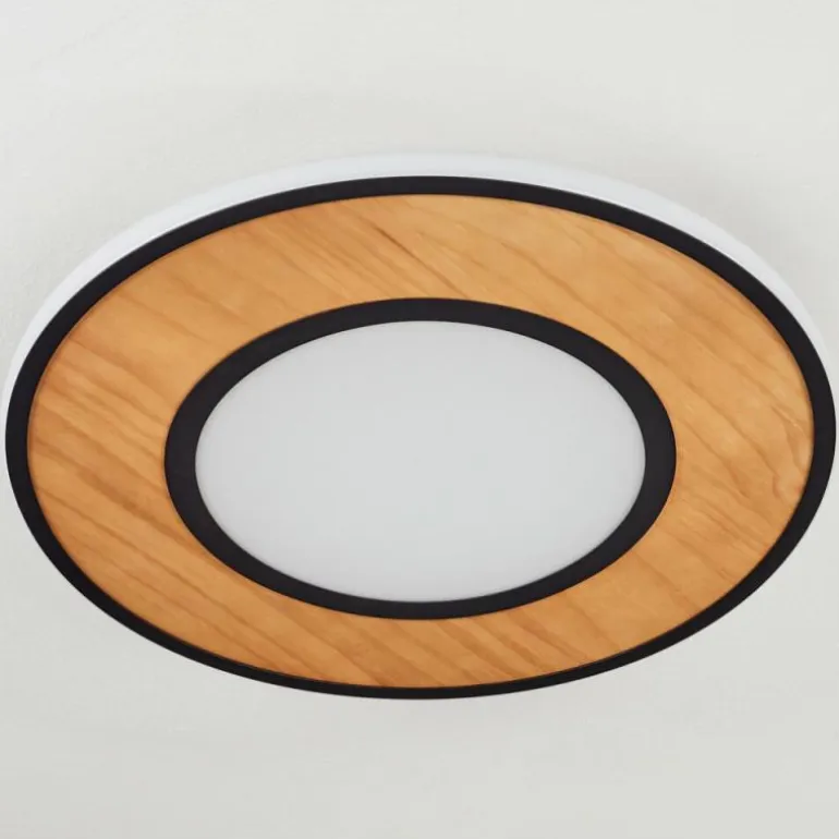 Plafonnier Chrop LED Noir, 1 lumière
