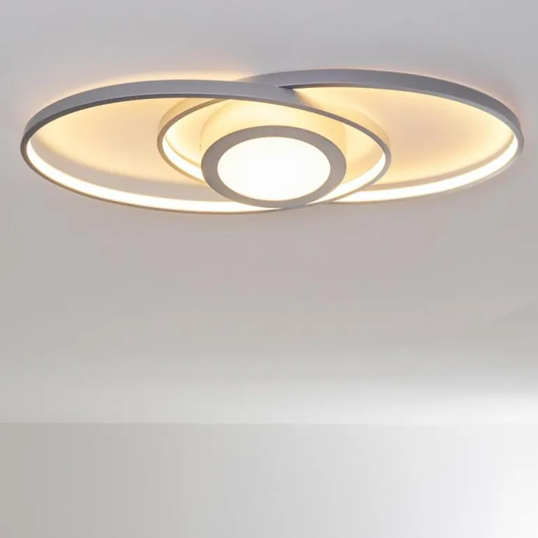 Plafonnier Chunky LED Argenté, 1 lumière