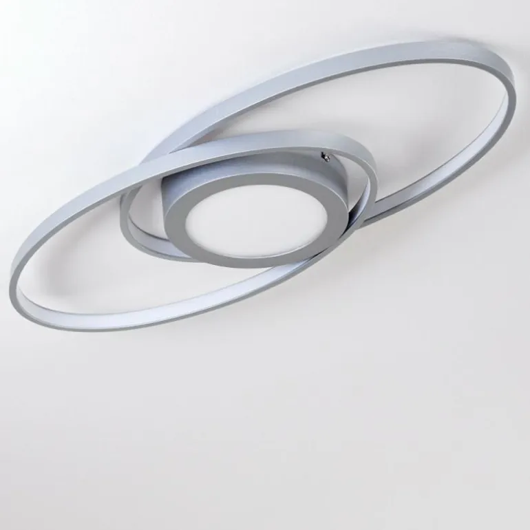 Plafonnier Chunky LED Argenté, 1 lumière