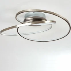 Plafonnier Chute LED Nickel mat, 1 lumière
