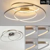 Plafonnier Chute LED Nickel mat, 1 lumière