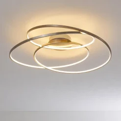 Plafonnier Chute LED Nickel mat, 1 lumière