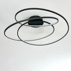 Plafonnier Chute LED Noir, 1 lumière