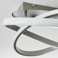 Plafonnier Cochato LED Nickel mat, 1 lumière