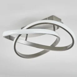 Plafonnier Cochato LED Nickel mat, 1 lumière