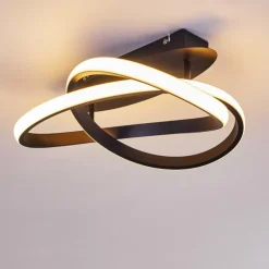 Plafonnier Cochato LED Noir, Blanc, 2 lumières
