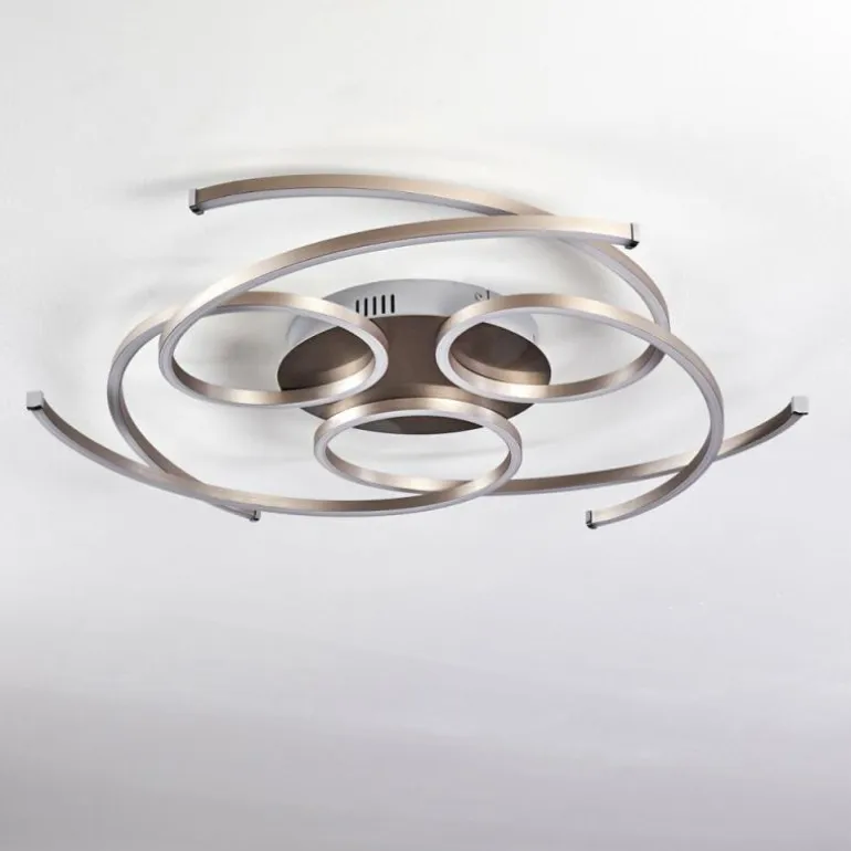 Plafonnier Cojcam LED Nickel mat, 3 lumières