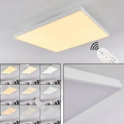 Plafonnier Cor LED Blanc, 1 lumière, Télécommandes