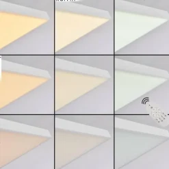 Plafonnier Cor LED Blanc, 1 lumière, Télécommandes