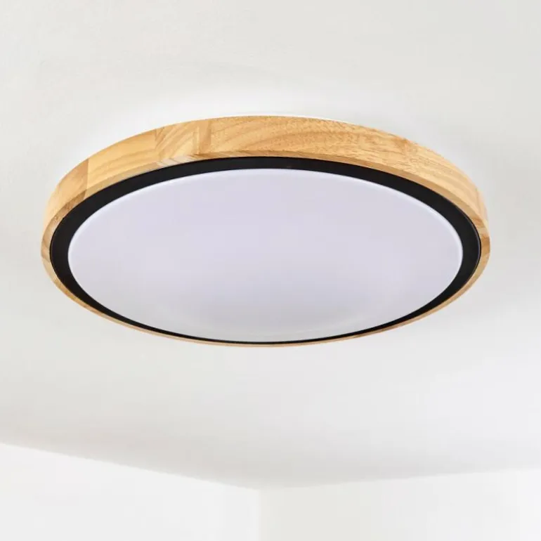 Plafonnier Corinto LED Écru, Noir, 1 lumière