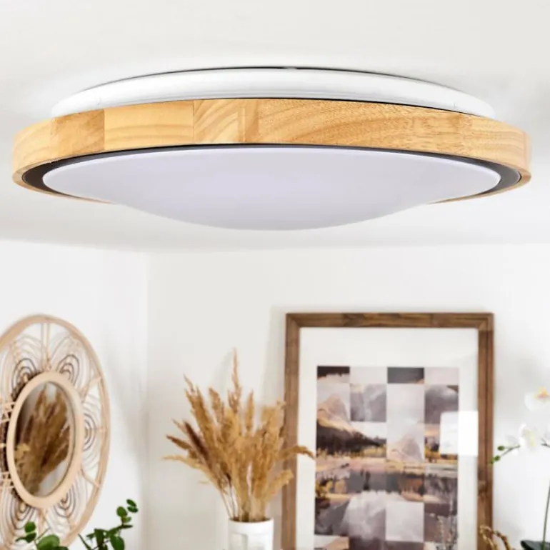 Plafonnier Corinto LED Écru, Noir, 1 lumière